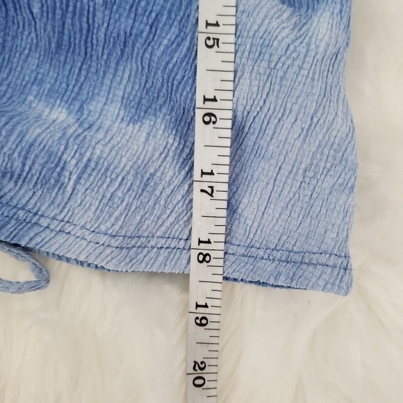 New! Saints 21 ruched front tie dye tank top. Size Medium. - Picture 4 of 8